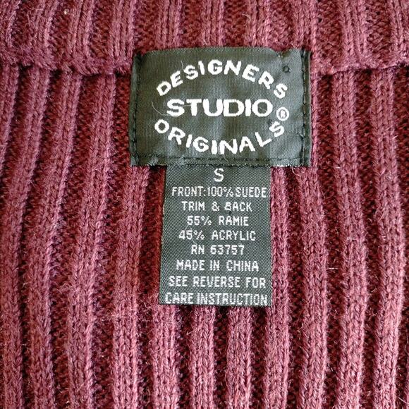 Designer Originals Suede Blend Vest - Picture 3 of 3
